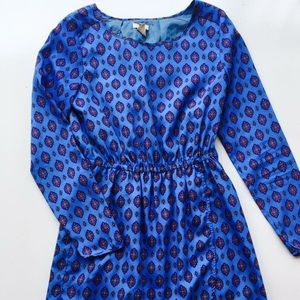 J Crew Blue Dress